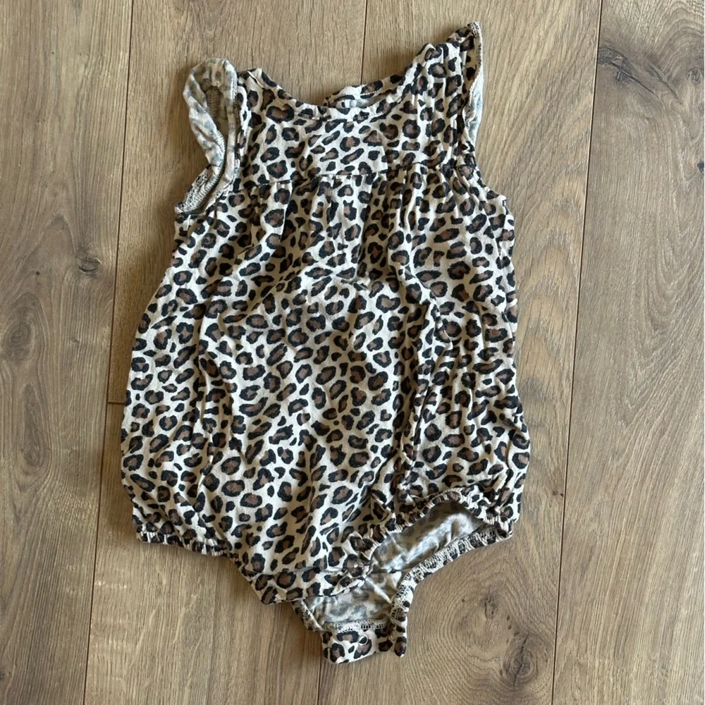 Leopard bubble romper - Picture 1 of 3
